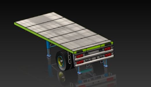 平床拖车单轴缩略图